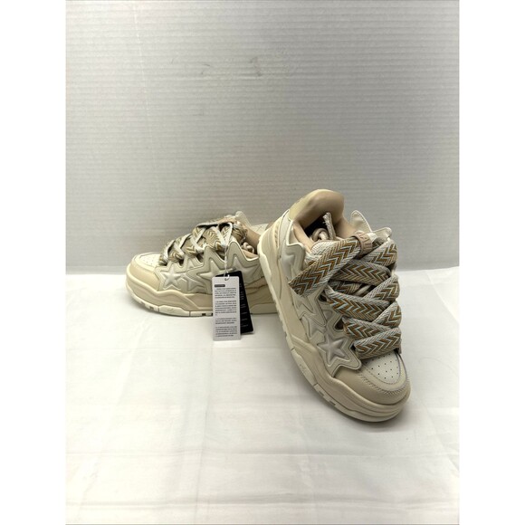 Kaalixto Cream Bread Platform Sneaker Shoe Retro 80's Size 9.5 Womens New In Box - Picture 5 of 15